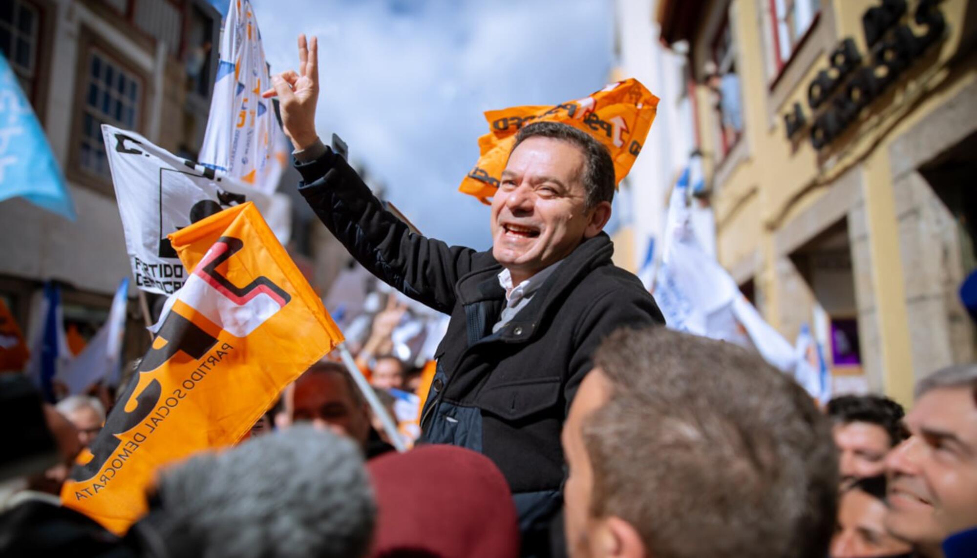 Luis Montenegro, primer ministro y líder de la derecha portuguesa.